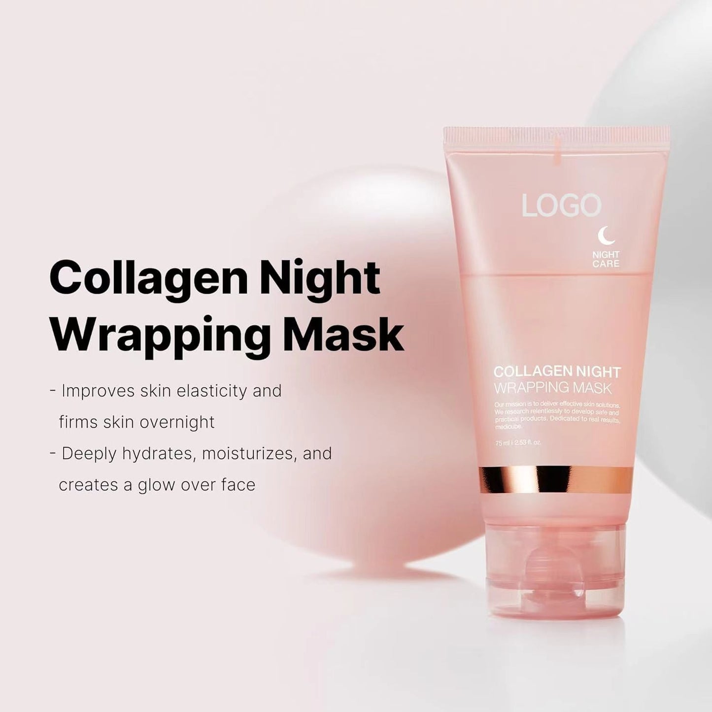 Masque de nuit en collagène